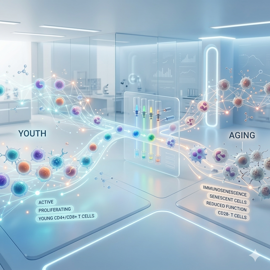 免疫老化イメージ